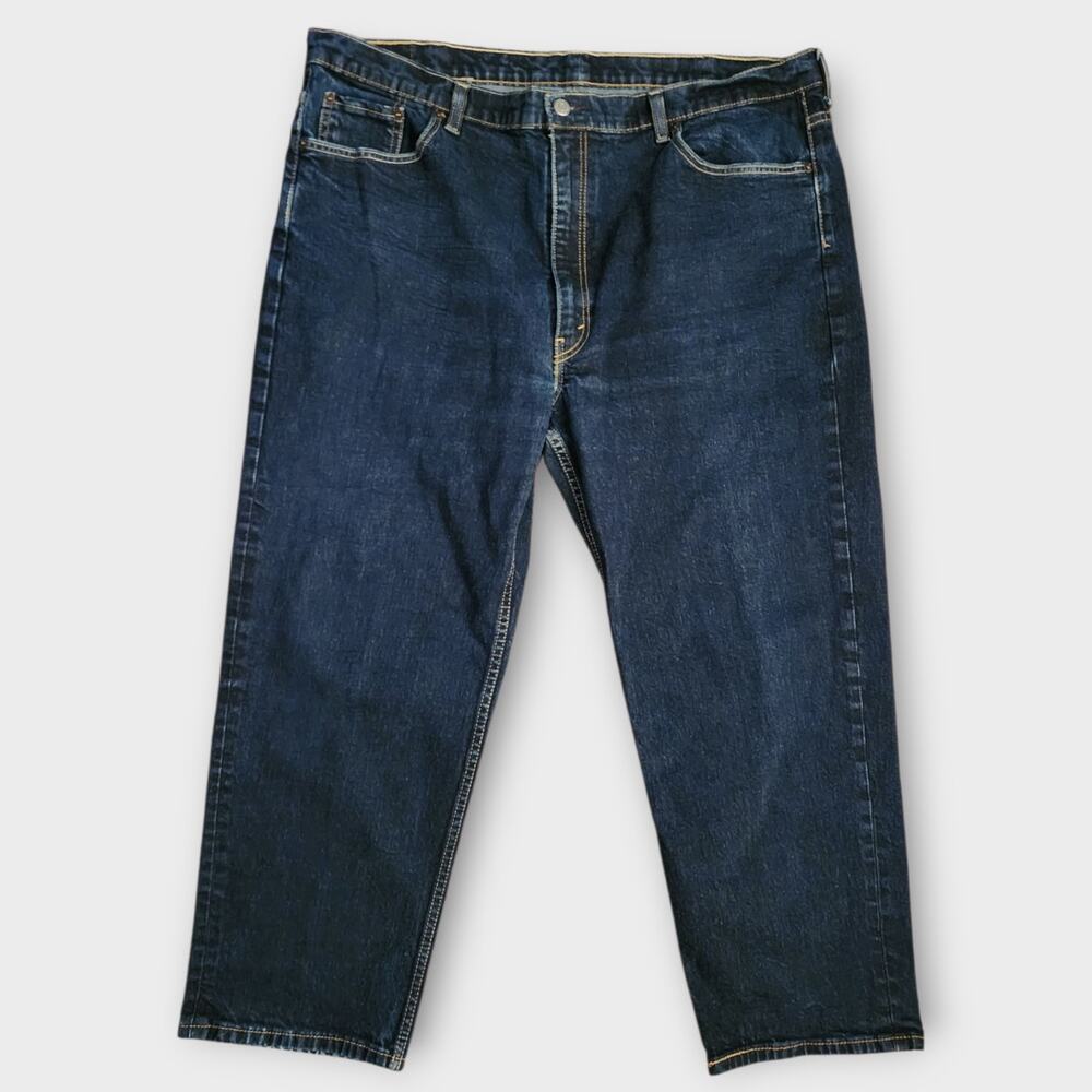 Levi Strauss 550 Jeans Men's Tag46x29 Act 44x26.5  Dark Wash Straight Denim